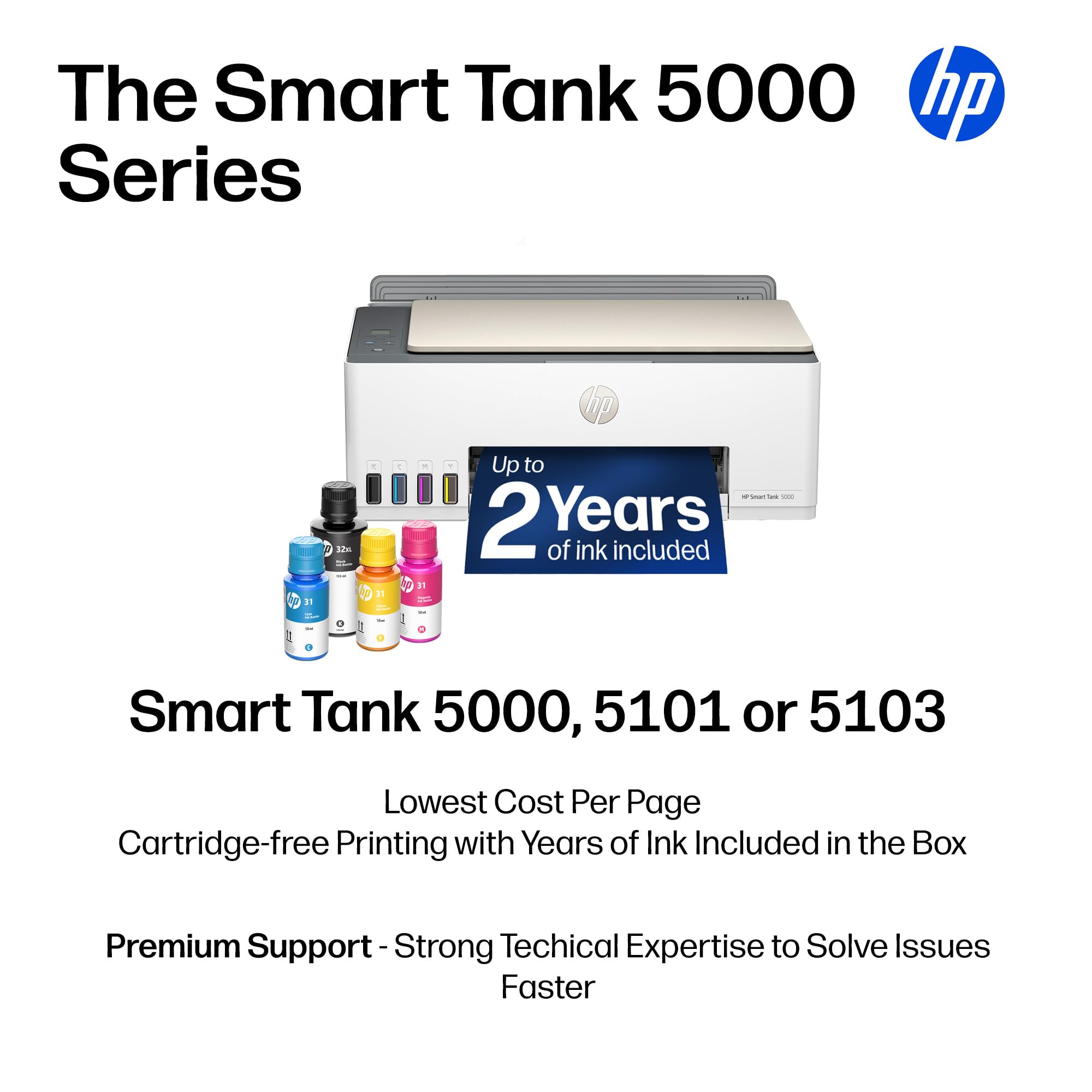 HP Smart Tank conexión Wi-Fi en pantalla móvil, impresión inalámbrica fácil
