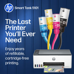 HP Smart Tank depósito de tinta visible y transparente, recarga sin derrames