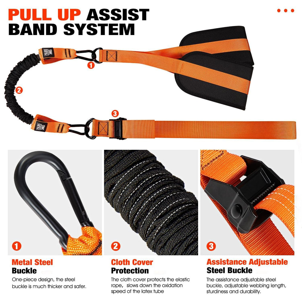 HPYGN set instalado en barra de casa para entrenar fuerza cómodamente