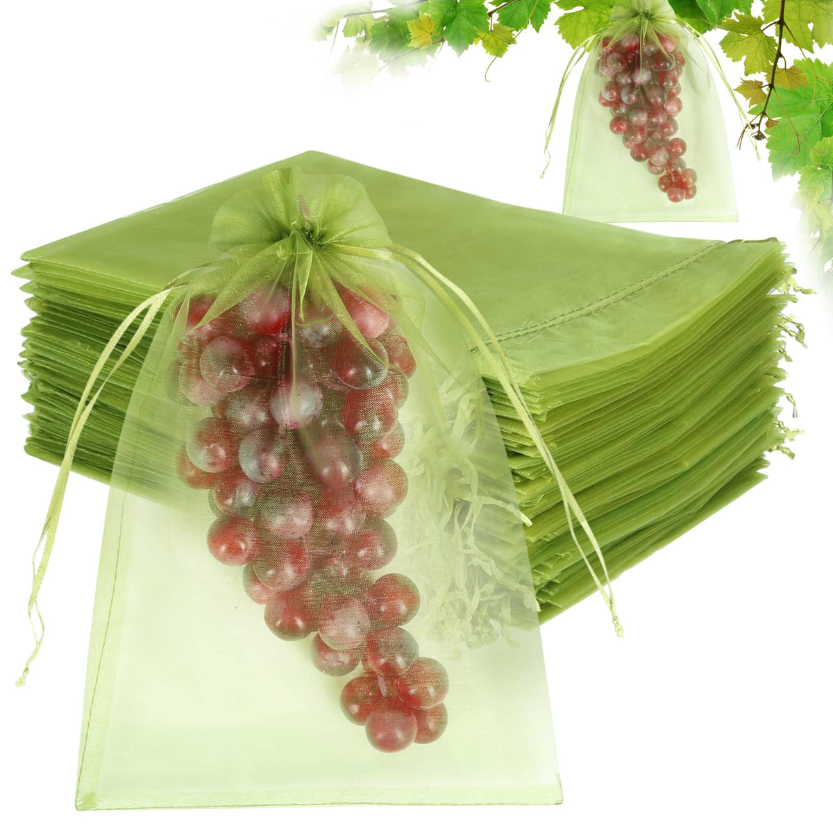 HRX Package imagen frontal del paquete contiene 100 bolsas para protección de fruta