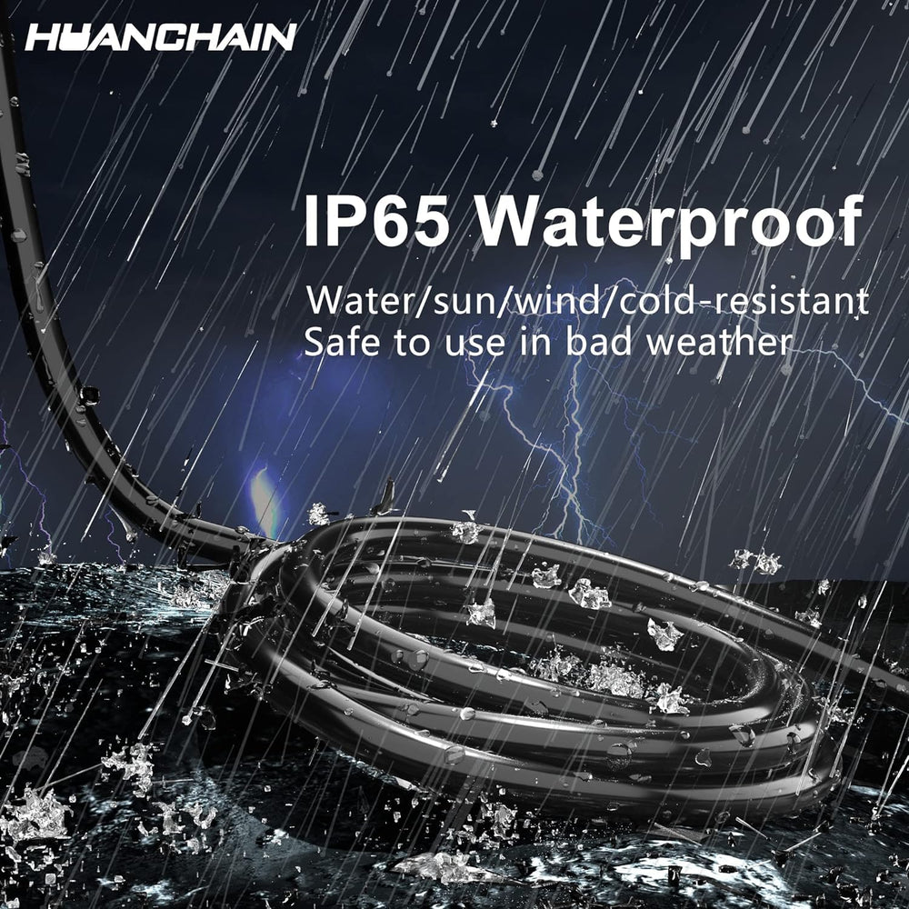 huanchain cable enrollado con correa de almacenaje, orden y ahorro