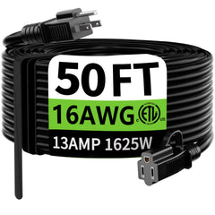 huanchain frente del empaque mostrando cable de 50 ft, conveniente