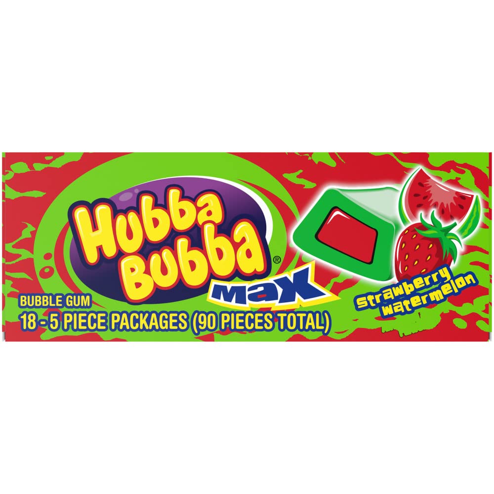 Hubba Bubba pieza individual envuelta, mantiene frescura y portabilidad