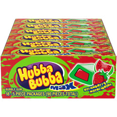 Hubba Bubba textura del chicle cercana, suavidad para soplar grandes burbujas