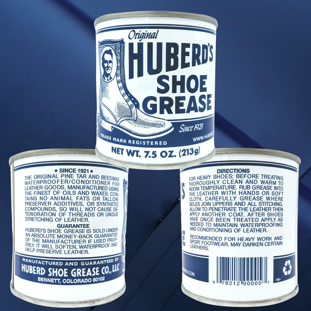 Huberd Shoe Grease en equipo al aire libre protegiendo frente a lluvia