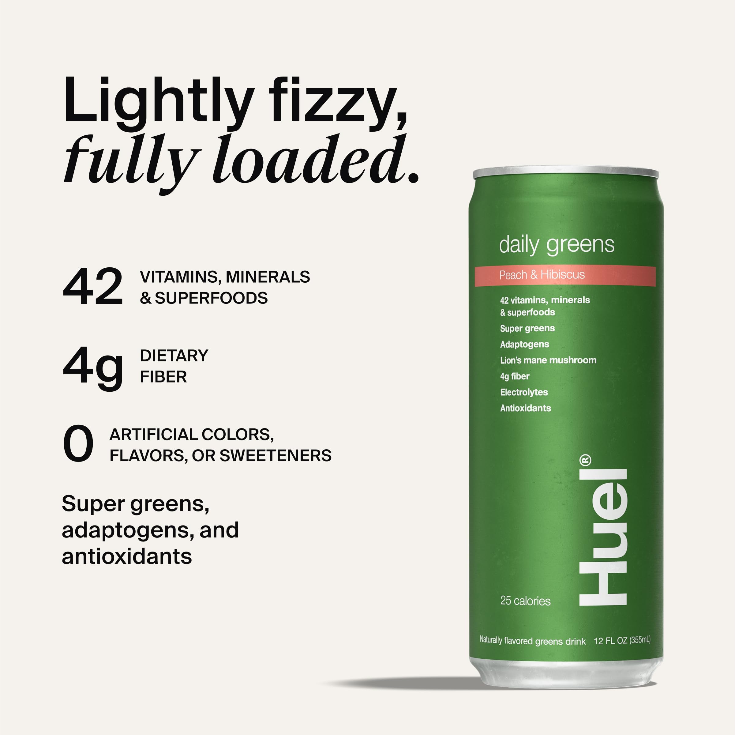 Huel Daily Greens textura de la bebida resaltando su aspecto fresco