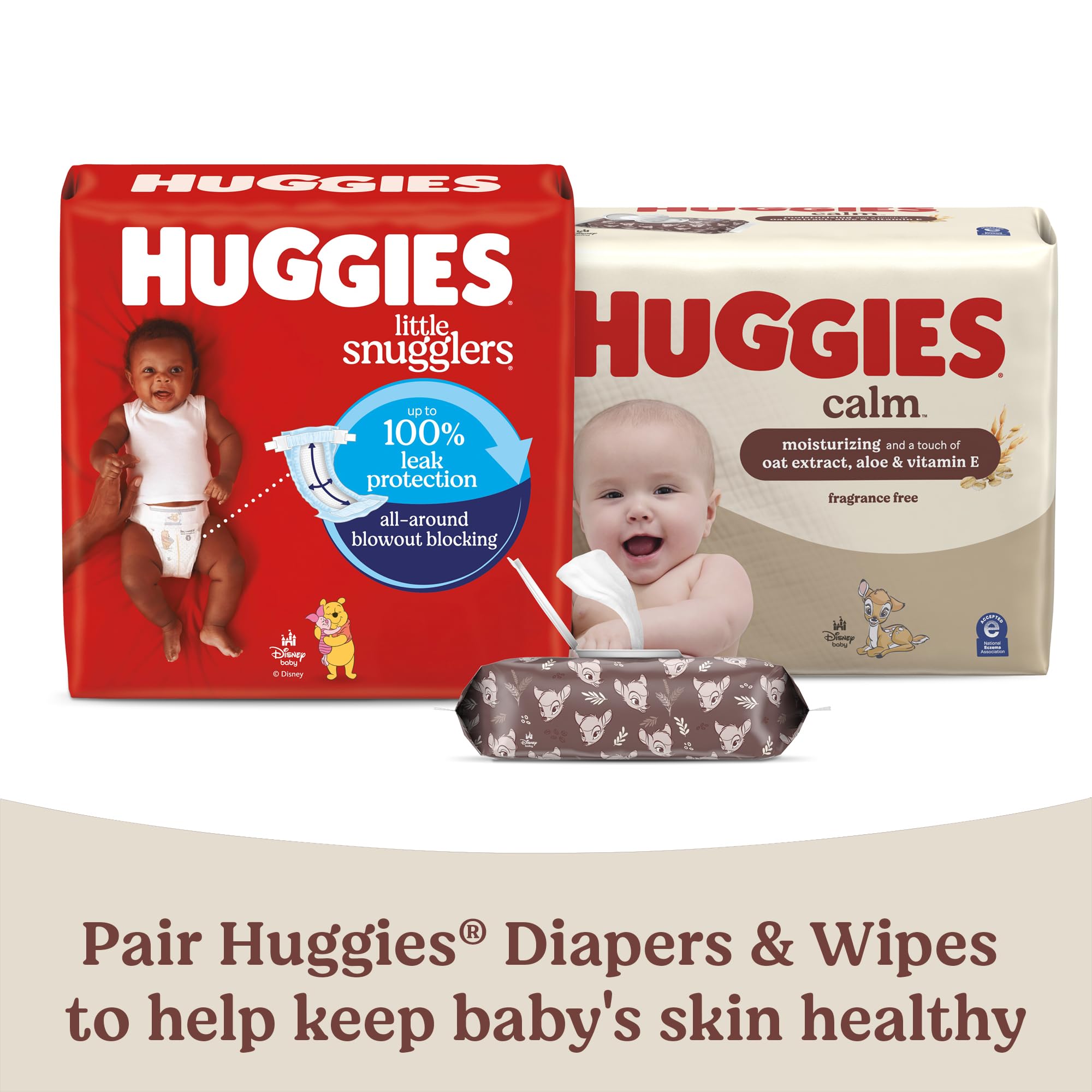 Huggies: diseño Bambi en toallitas en ambiente familiar acogedor