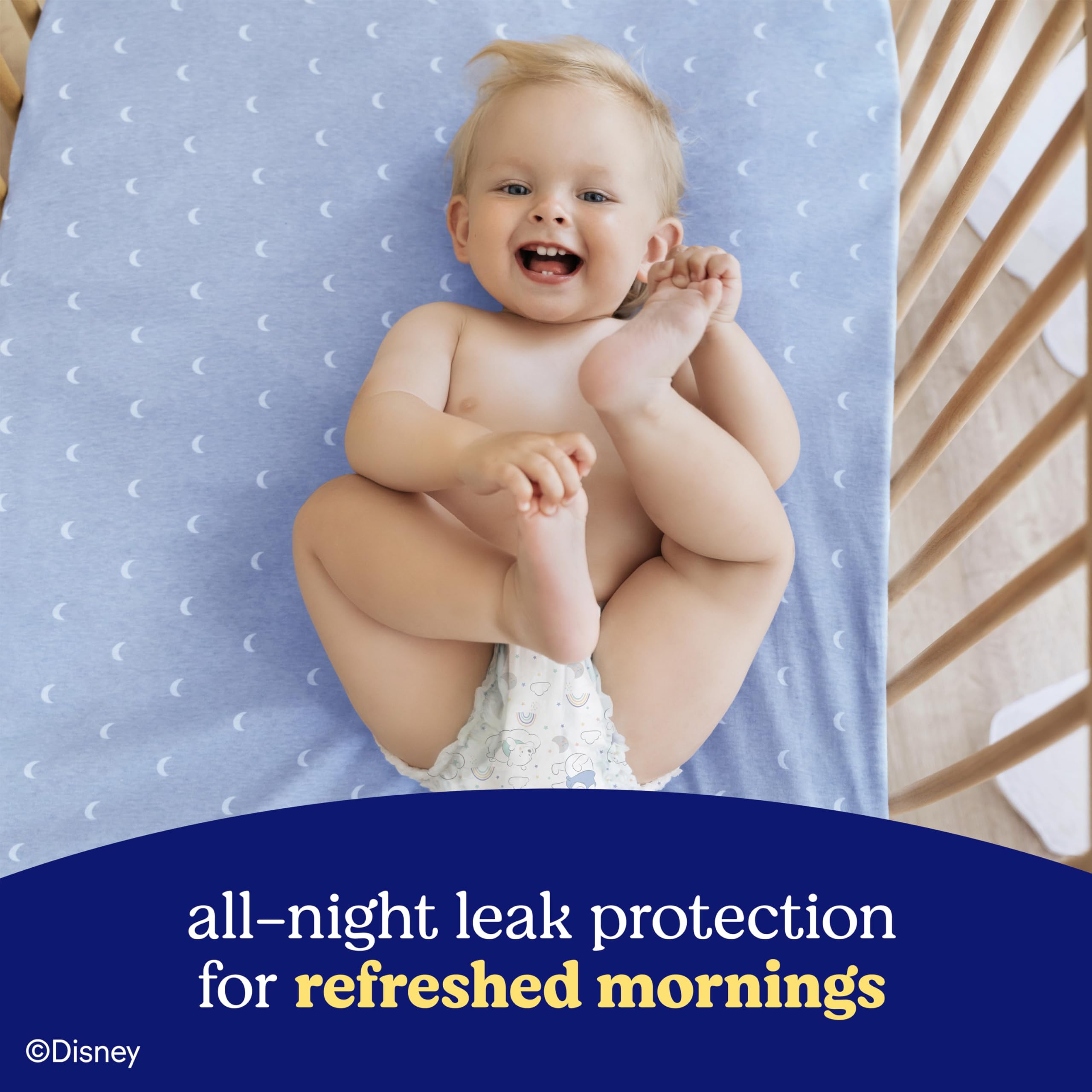 Huggies Overnites diseño Disney nocturno que aporta una noche más amable al bebé