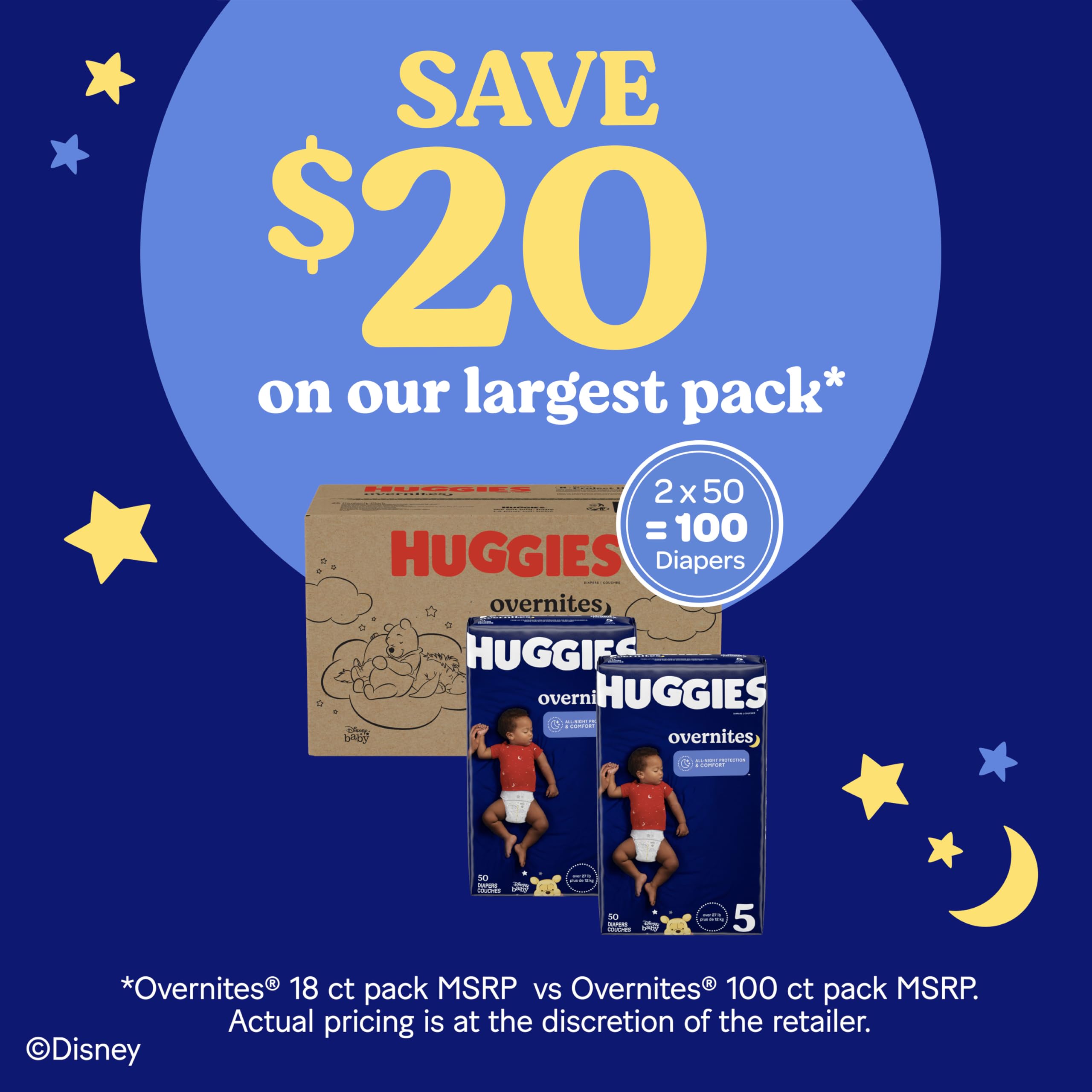 Huggies Overnites faldillas acolchadas que reducen rozaduras y mejoran el confort