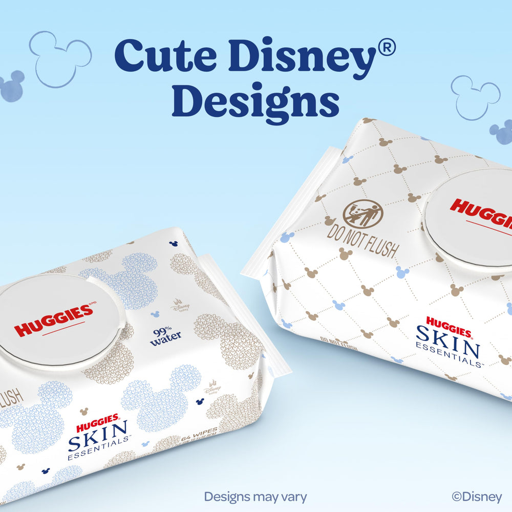 HUGGIES label close-up featuring National Eczema Association seal trust