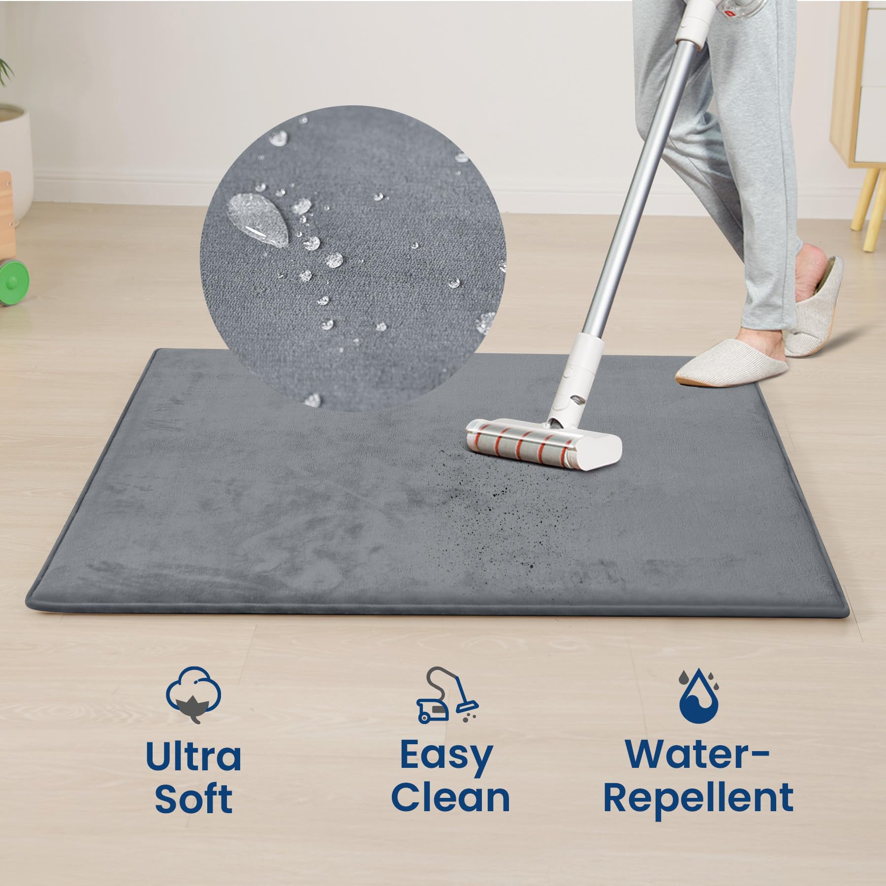 Huloo Sleep tapete durante comida con limpieza rápida sin manchas