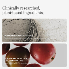 HumanN etiqueta de producto con lista de ingredientes clave y beneficios