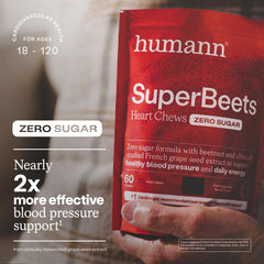 HumanN masticables junto a una regla para comparar tamaño y control de la porción