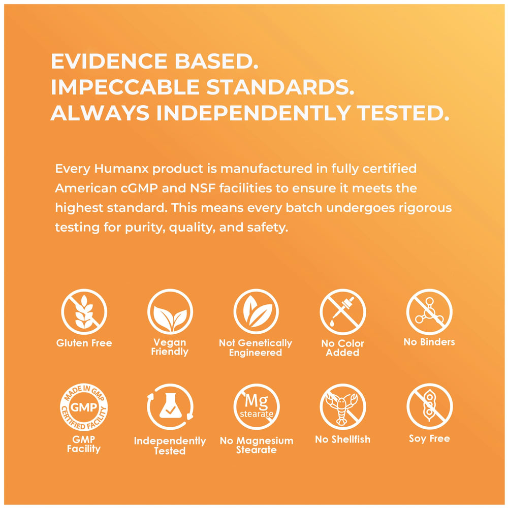 HUMANX producto en una cocina moderna mostrando uso en rutina saludable