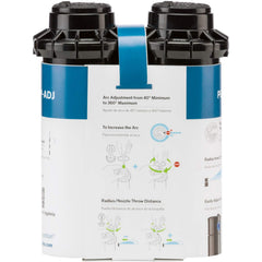 Hunter PGP-ADJ nozzle close-up with preinstalled 3.0 GPM nozzle, precise spray control benefit