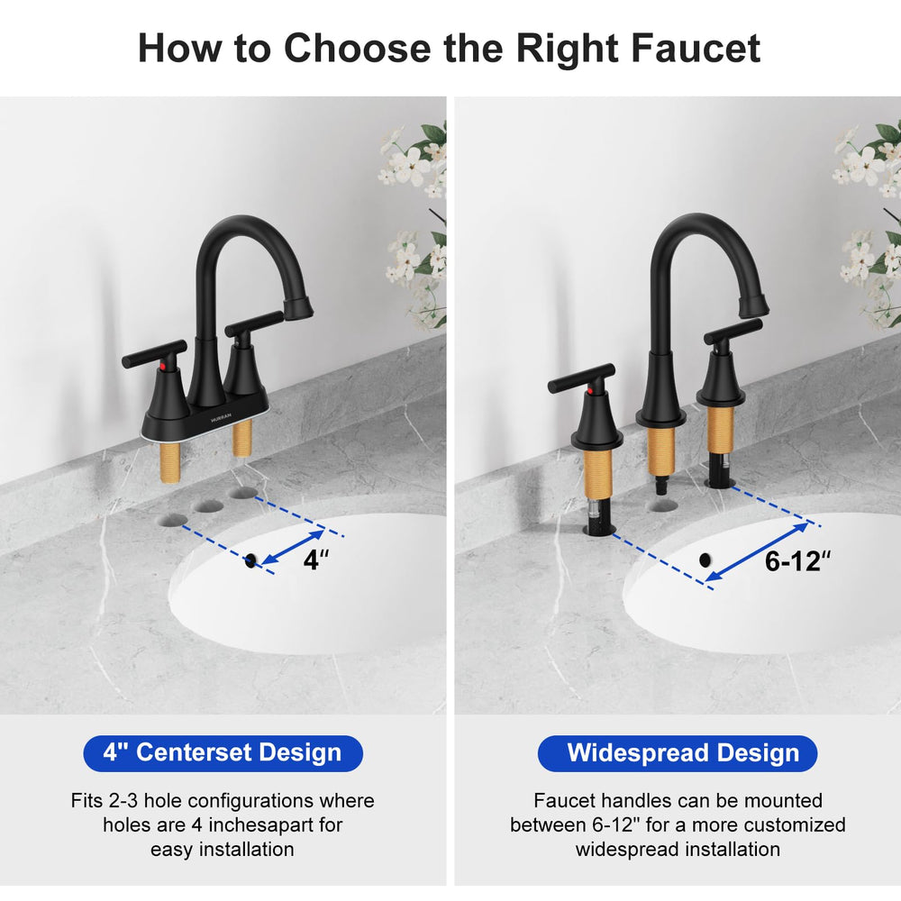 Hurran grifo instalado en baño moderno mostrando estilo y funcionalidad