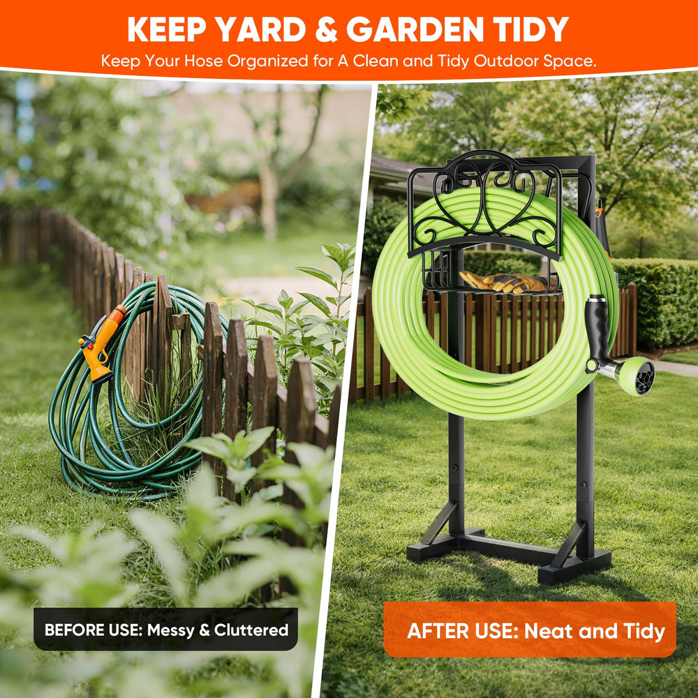 HXJLJY basket and hooks loaded with tools showing easy-access storage benefit