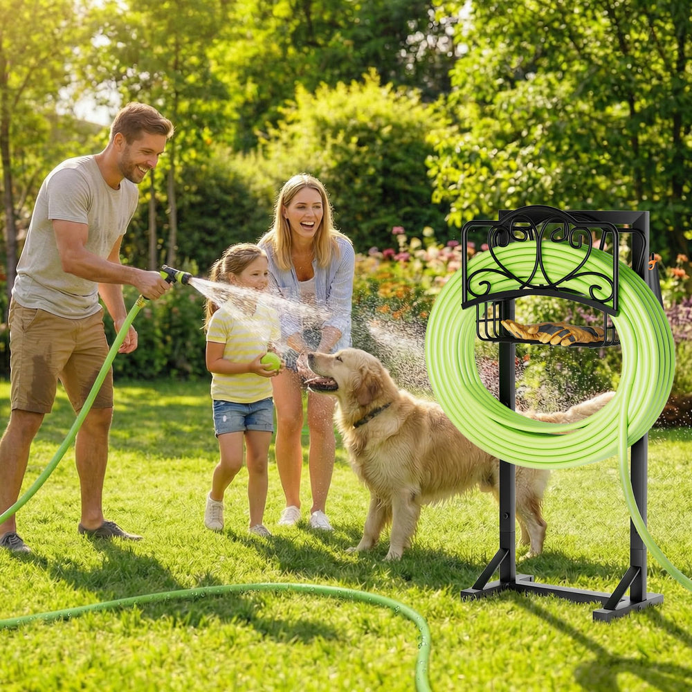 HXJLJY in a spring garden lifestyle scene showing neat yard appearance benefit