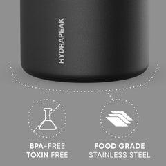 Hydrapeak boca ancha para servir y comer fácilmente desde el tarro