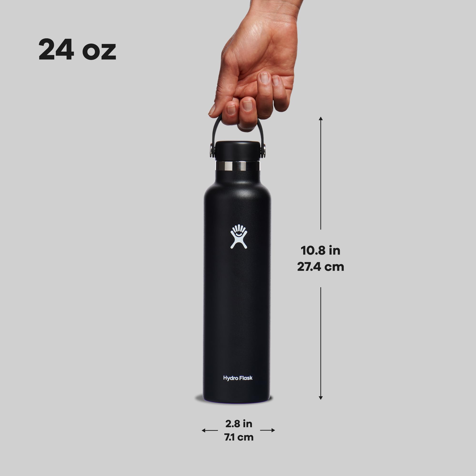 Hydro Flask dentro de una mochila en exterior, ideal para excursiones