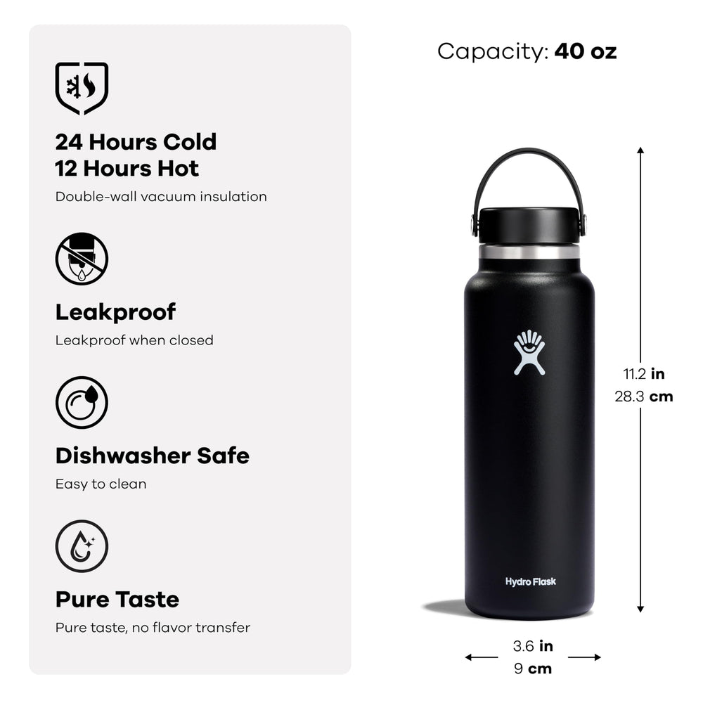 Hydro Flask en uso junto a mochila, transporte cómodo y seguro