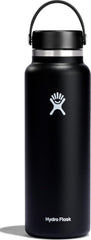 Hydro Flask botella 40 oz vista frontal, capacidad y diseño portátil