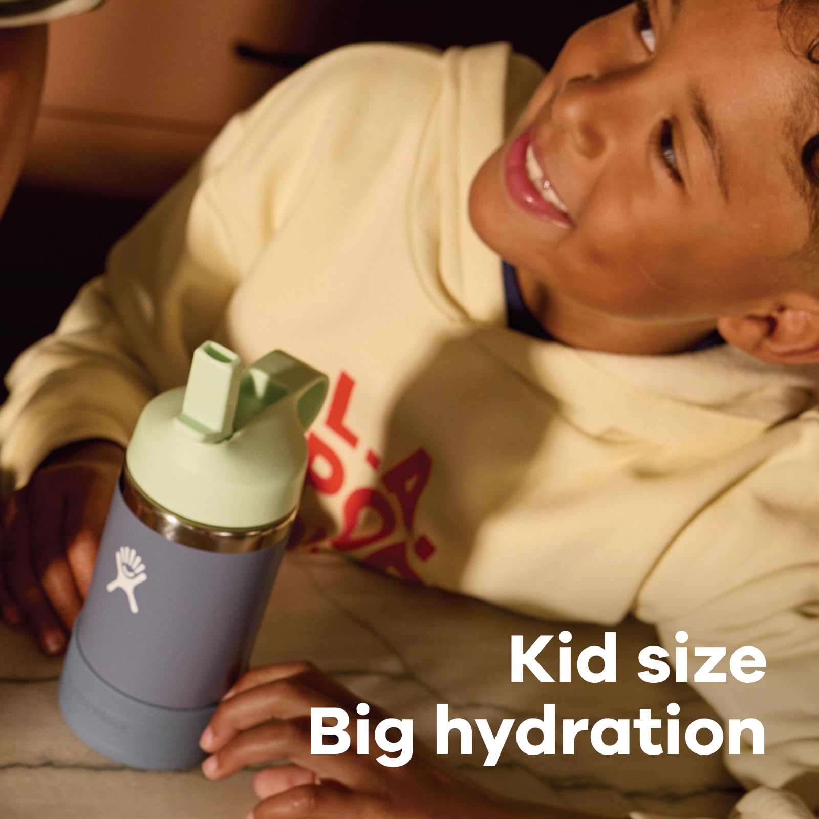 Hydro Flask corte transversal mostrando doble pared aislante y frío duradero