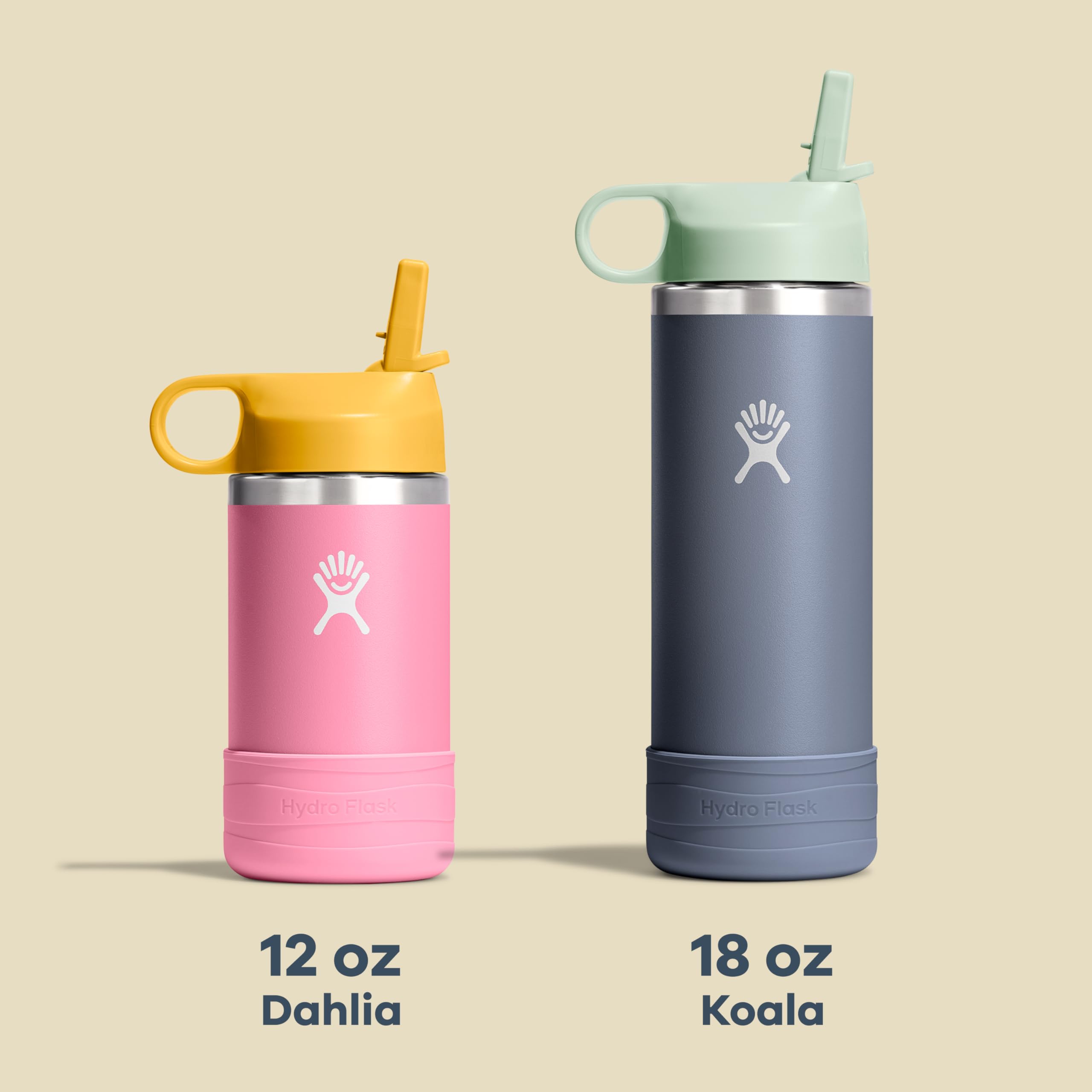 Hydro Flask junto a mochila escolar, ideal para colegio y actividades exteriores