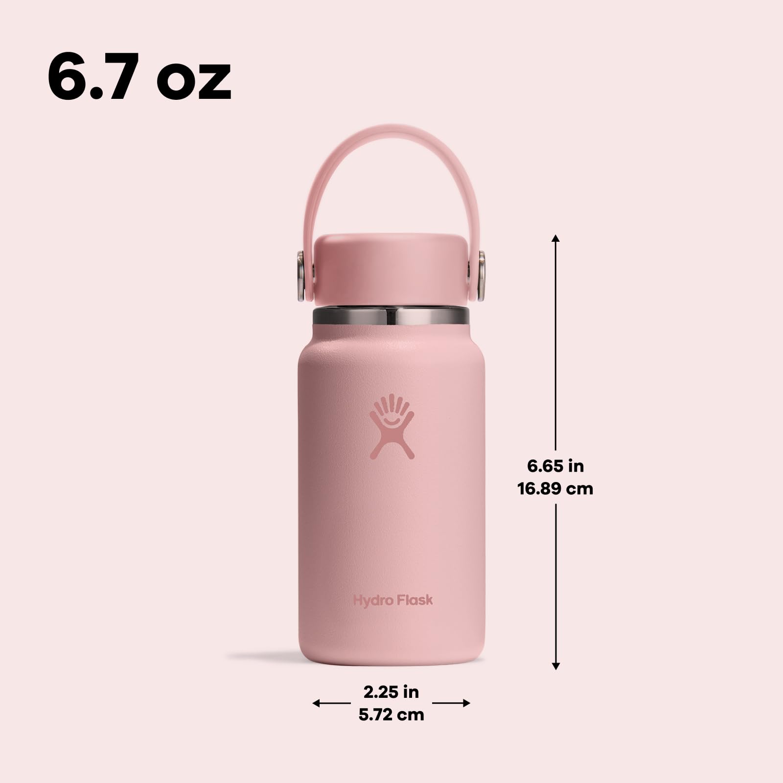 Hydro Flask micro bottle con pequeña porción de café listo para beber en cualquier lugar