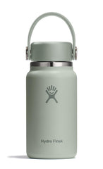 Hydro Flask micro bottle frontal en Agave Green muestra diseño compacto y llaman la atención