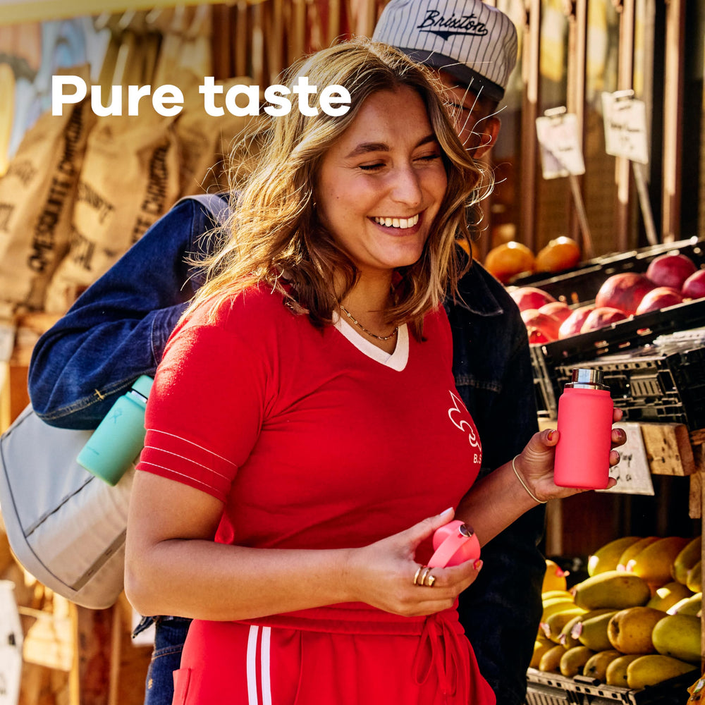 Hydro Flask primer plano del acero inoxidable que conserva sabor y resistencia