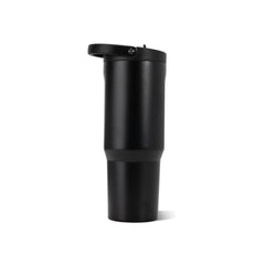 HydroJug Sport vista frontal negra mostrando capacidad y diseño resistente