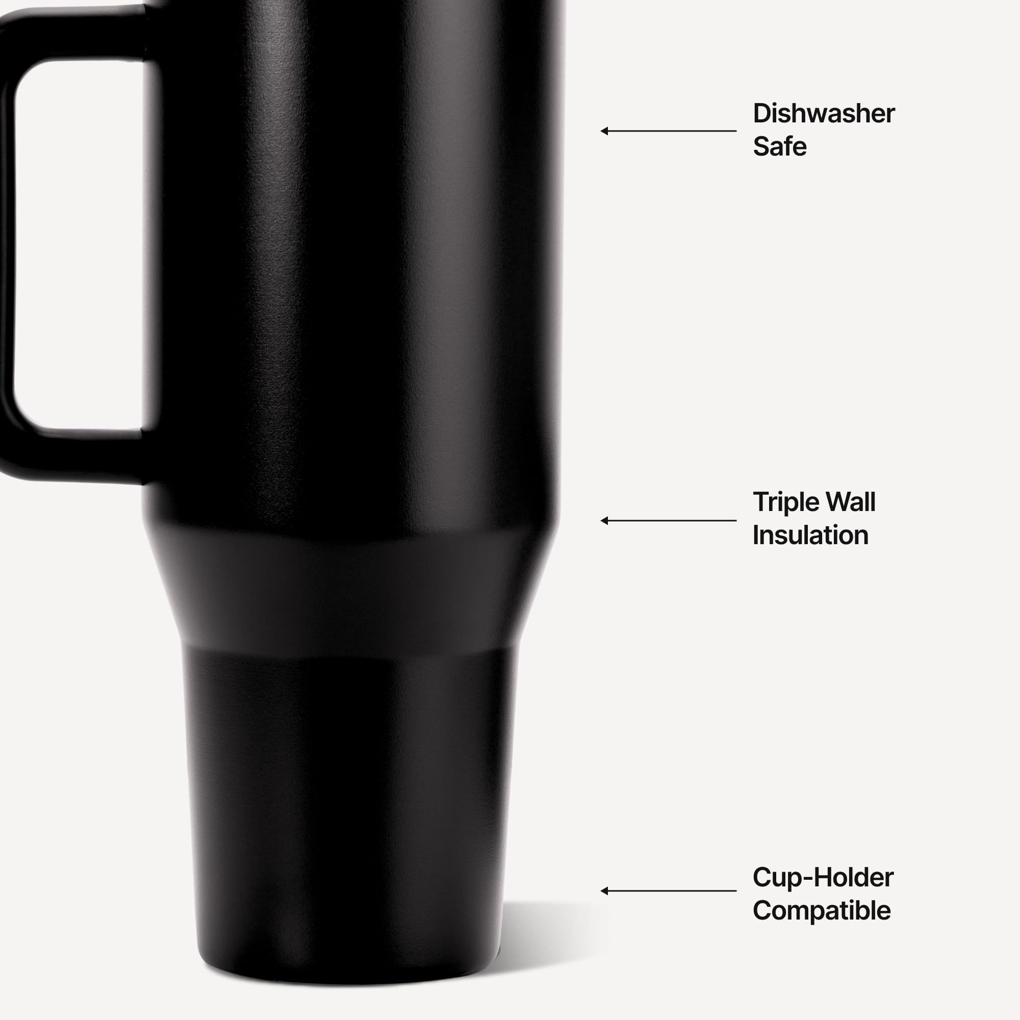 HydroJug detalle de la tapa y pajilla plegable que evita derrames rápidos