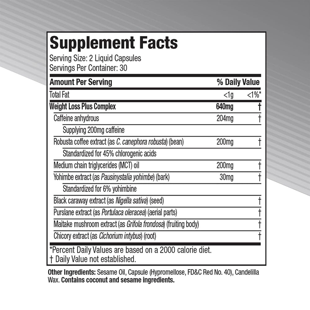 Hydroxycut comparación de tamaño en mano para evaluar dosis y portabilidad