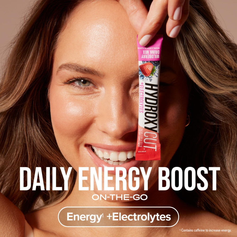 Hydroxycut vaso preparado color wildberry listo para beber y refrescar