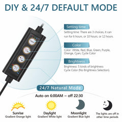 hygger primer plano de LEDs y aluminio para mejor disipación térmica