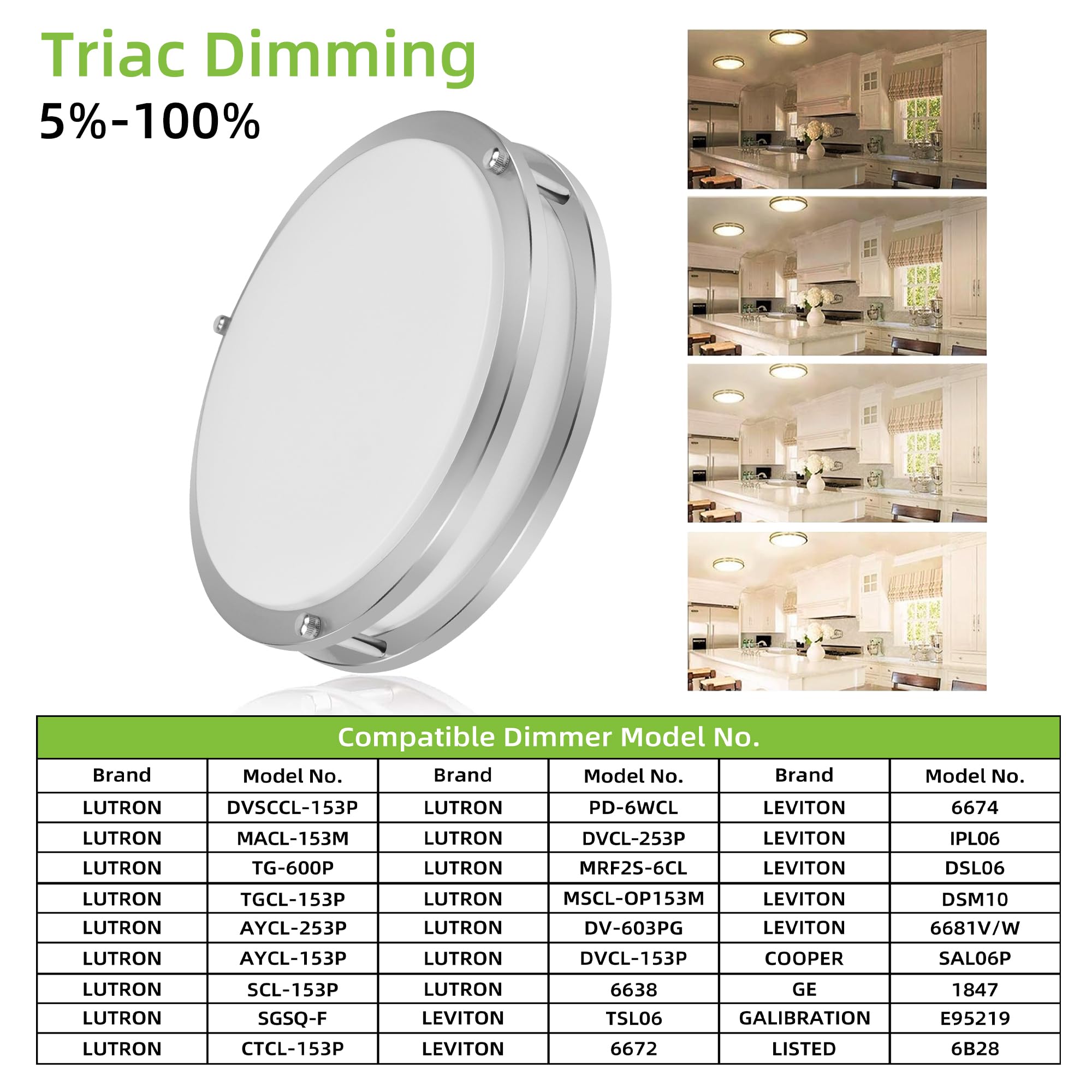 hykolity brushed nickel finish detail showing durable, scratch-resistant frame
