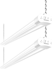 hykolity vista frontal de la lámpara 4FT con luz brillante