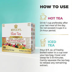 HYLEYS taza con infusión humeante, ayuda a la digestión nocturna