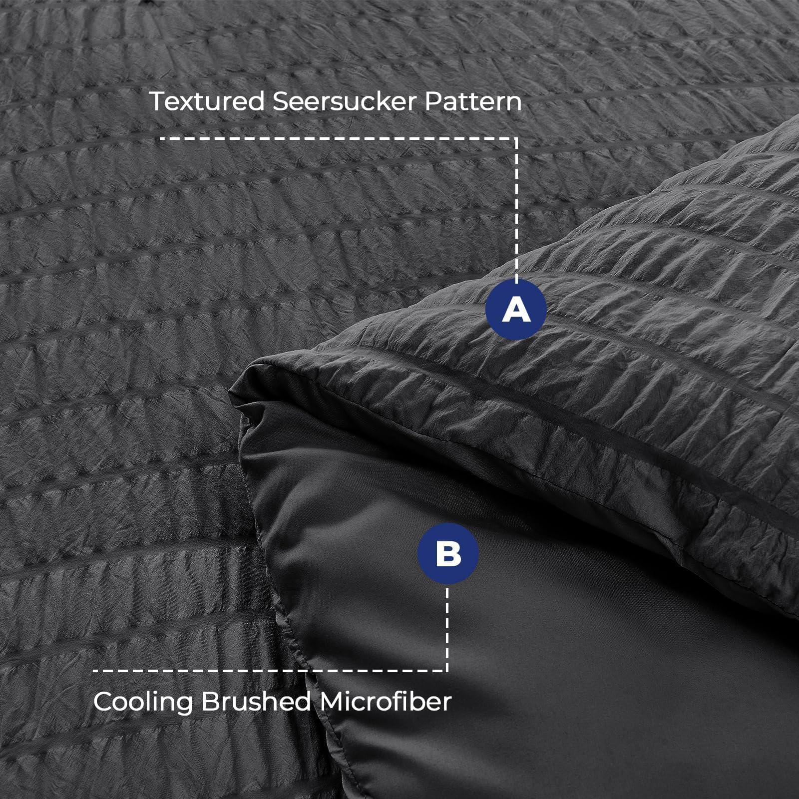 HYMOKEGE sábana ajustable con bolsillo profundo para colchón seguro