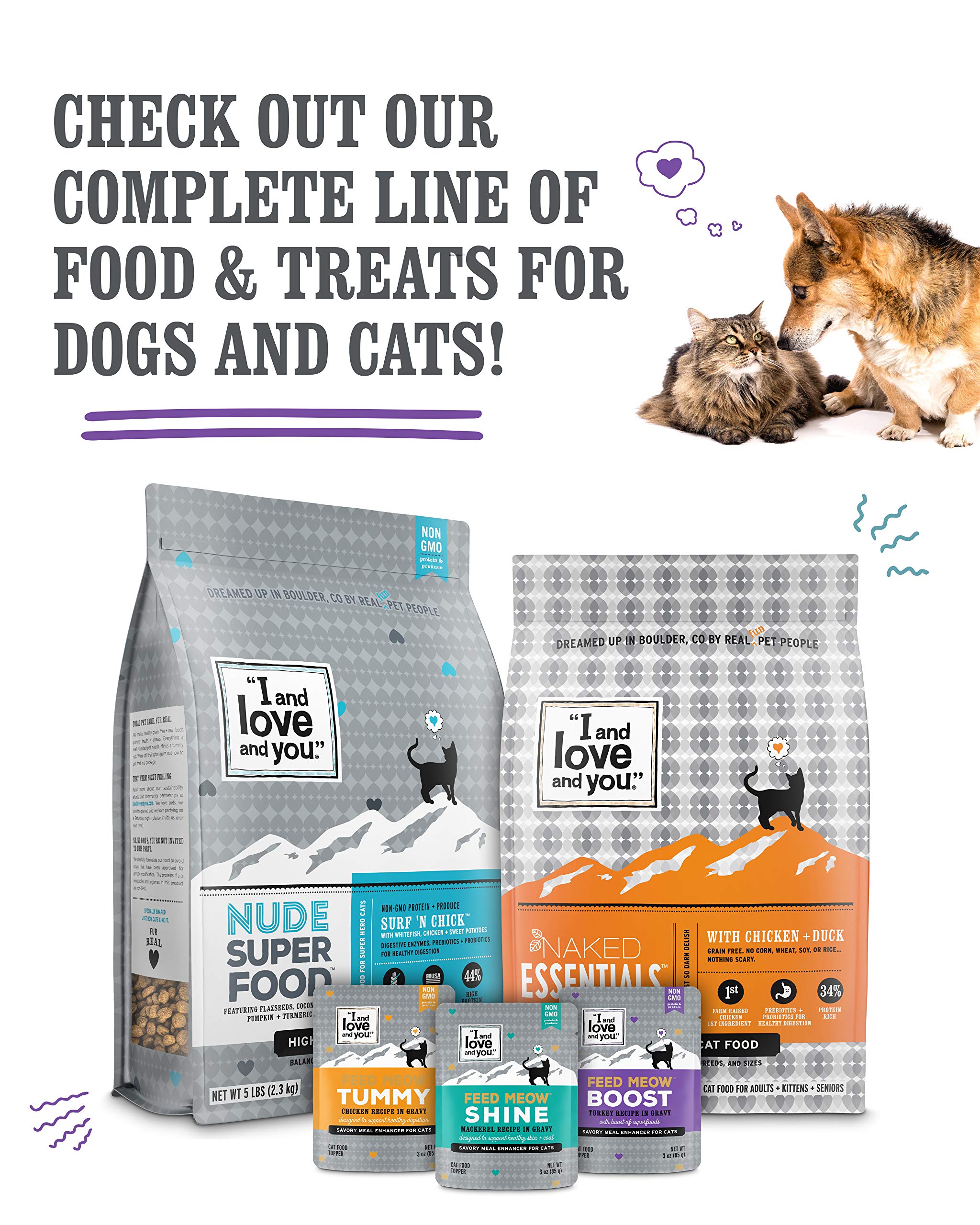I AND LOVE AND YOU caja del pack que indica cantidad y variedades
