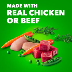 IAMS detalle de trozos de carne real resaltando proteínas de calidad
