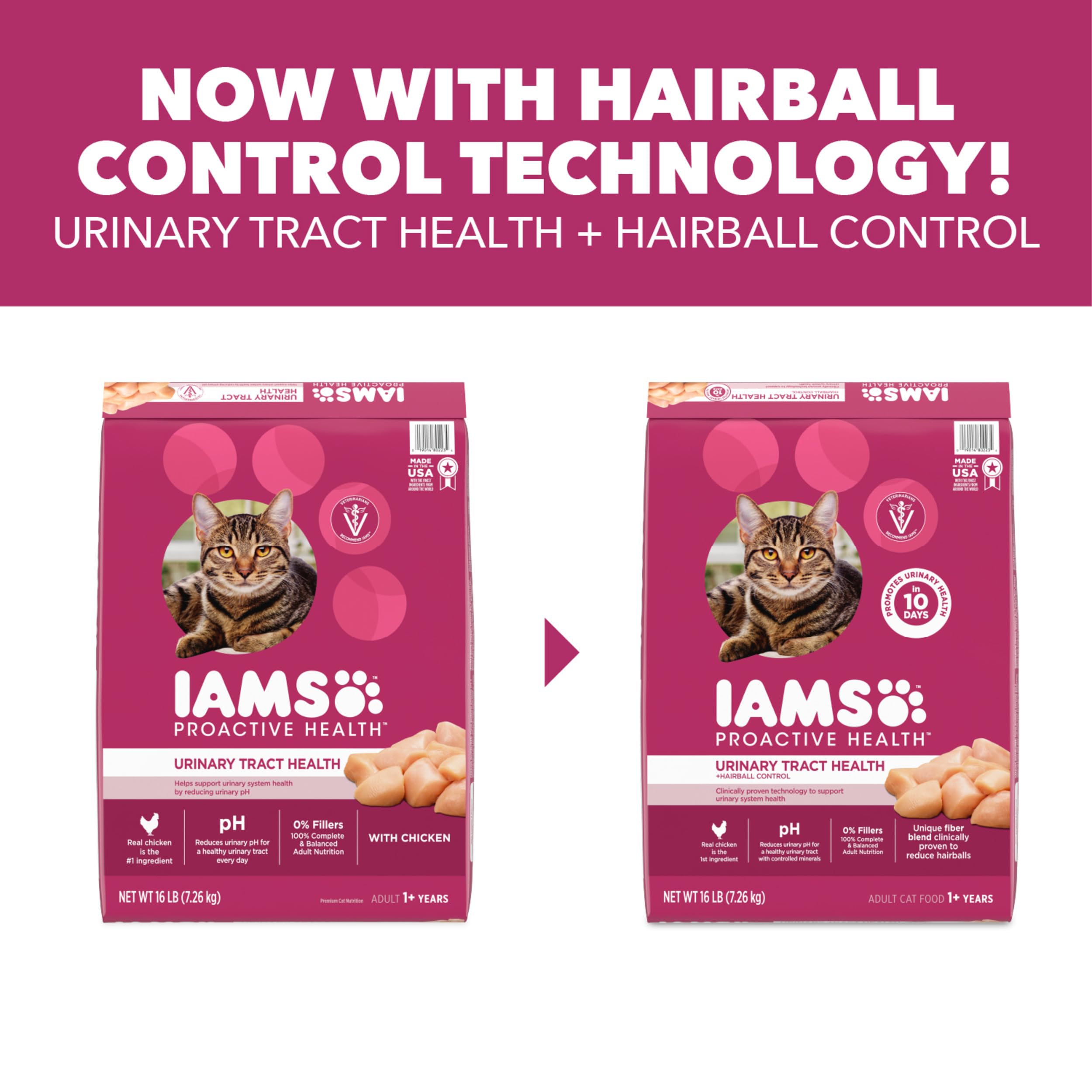 IAMS ingredientes crudos pollo destacando proteína de calidad
