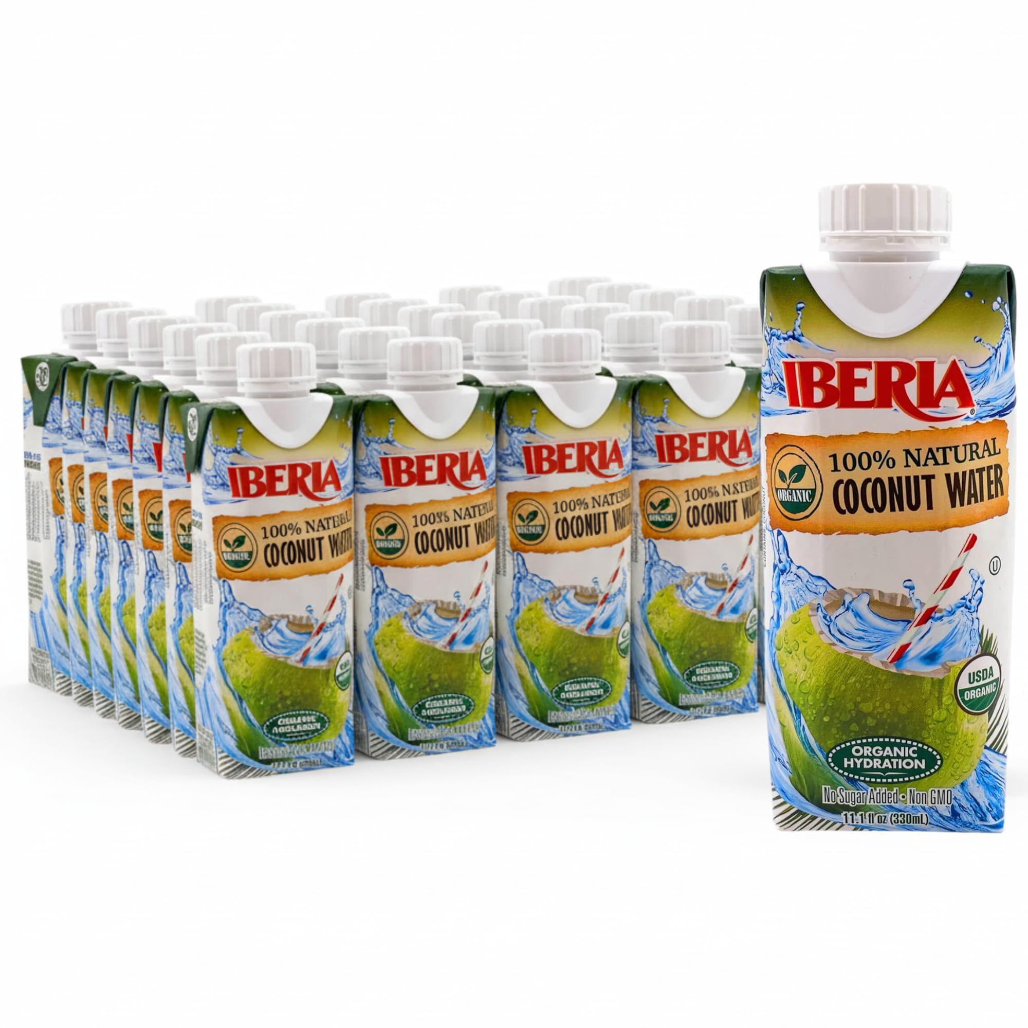 Iberia botella frente del envase mostrando etiqueta y beneficio hidratante