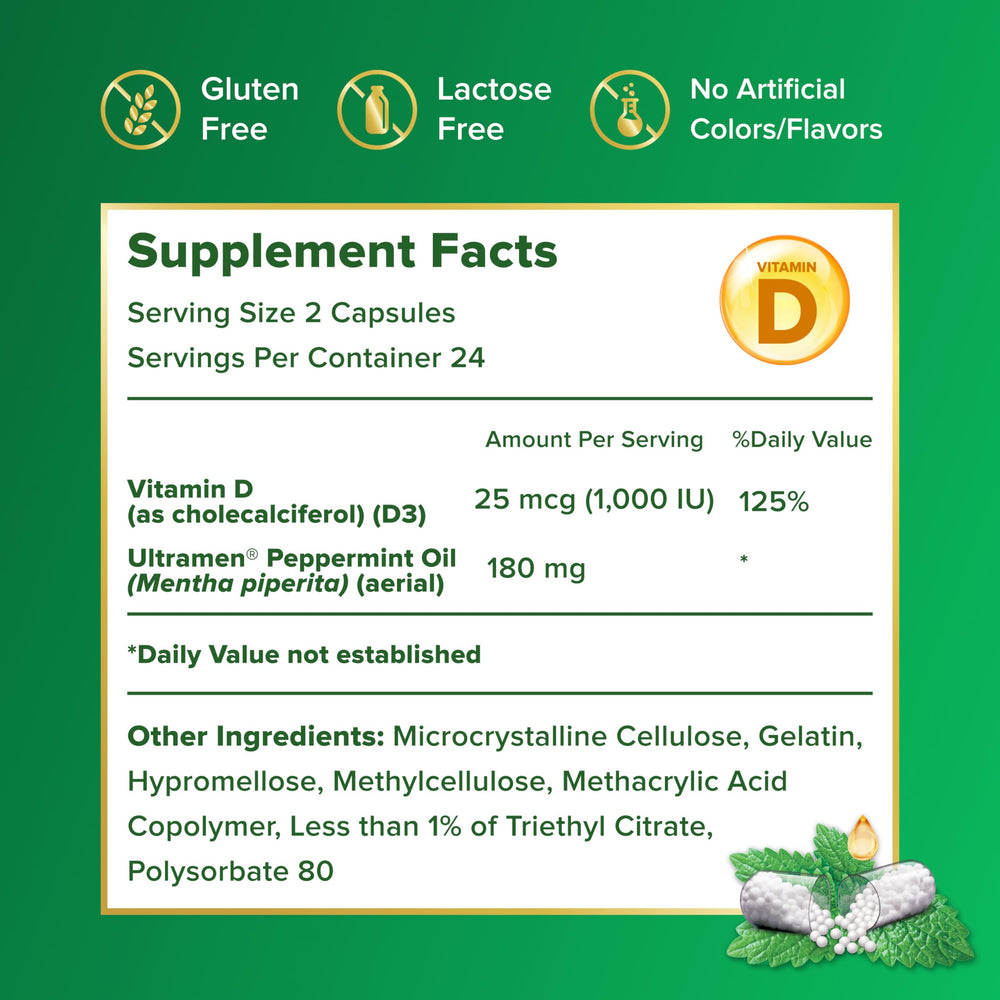 IBgard etiqueta con ingredientes destacando vitamina D y calidad