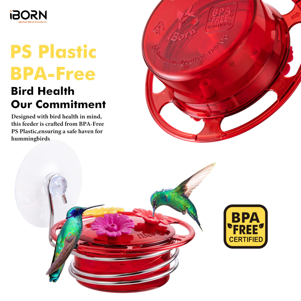 iBorn tres comederos dispuestos para montaje en varias ventanas