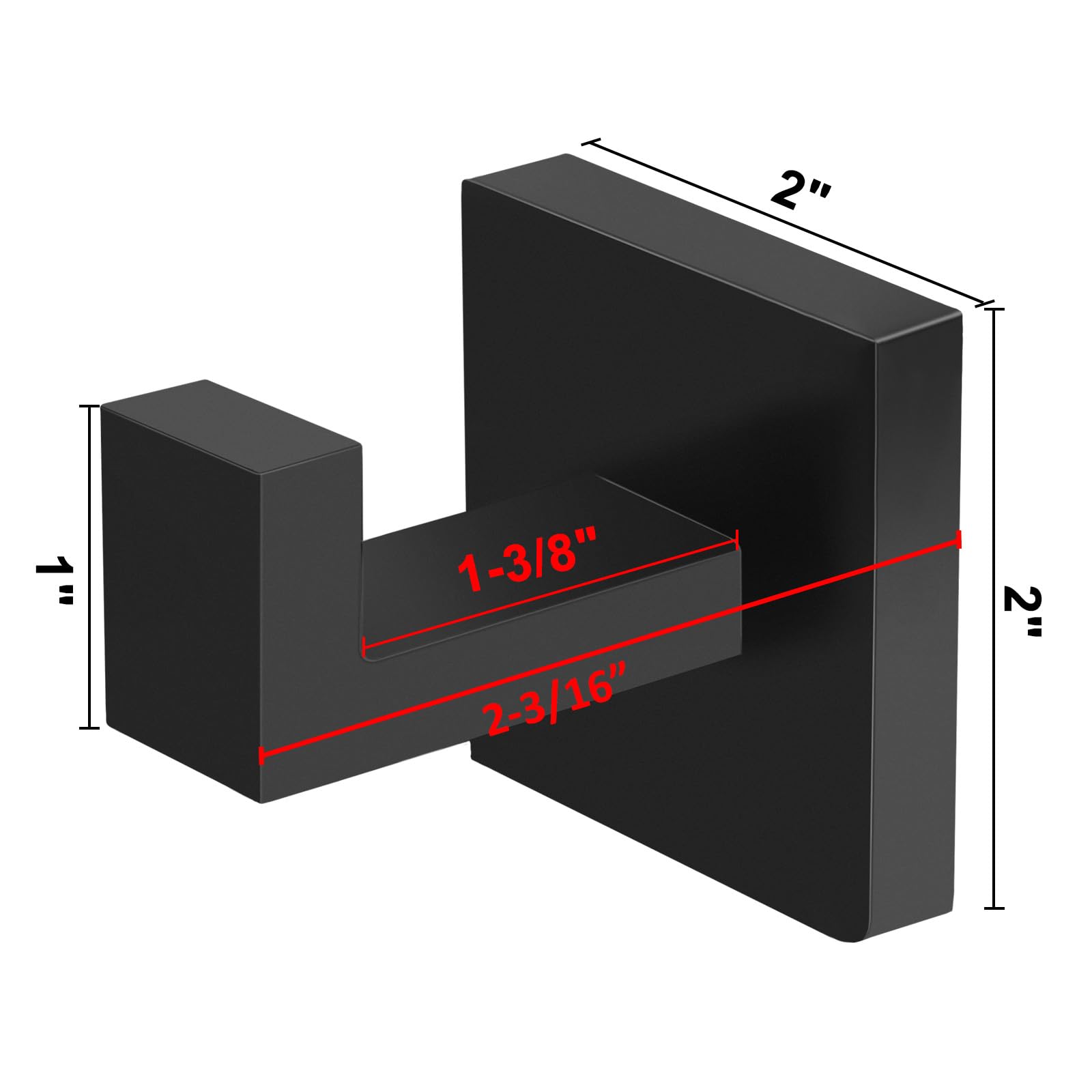 IBosins detalle del acabado negro mate resistente a la humedad