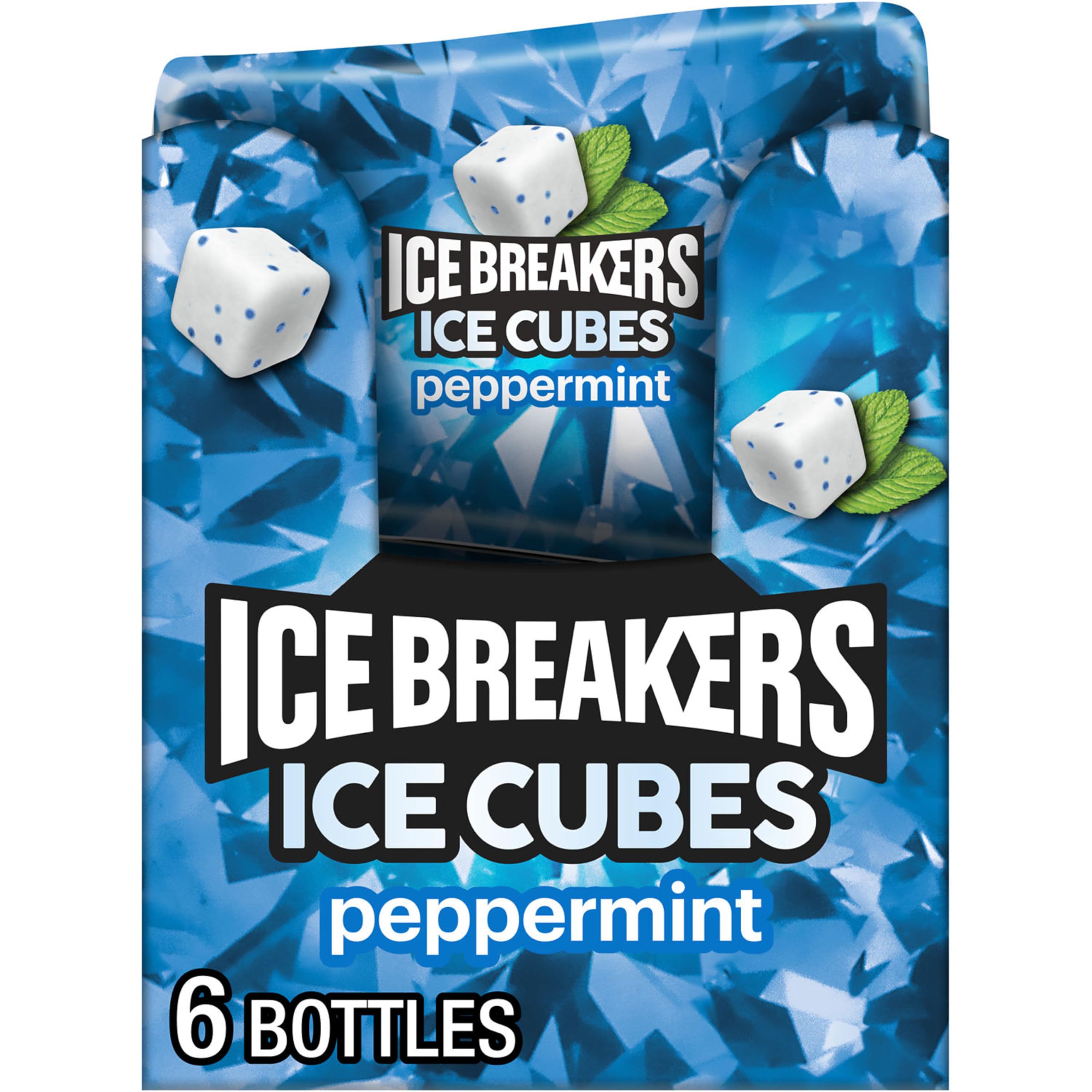 Ice Breakers botella frontal mostrando diseño y frescor inmediato