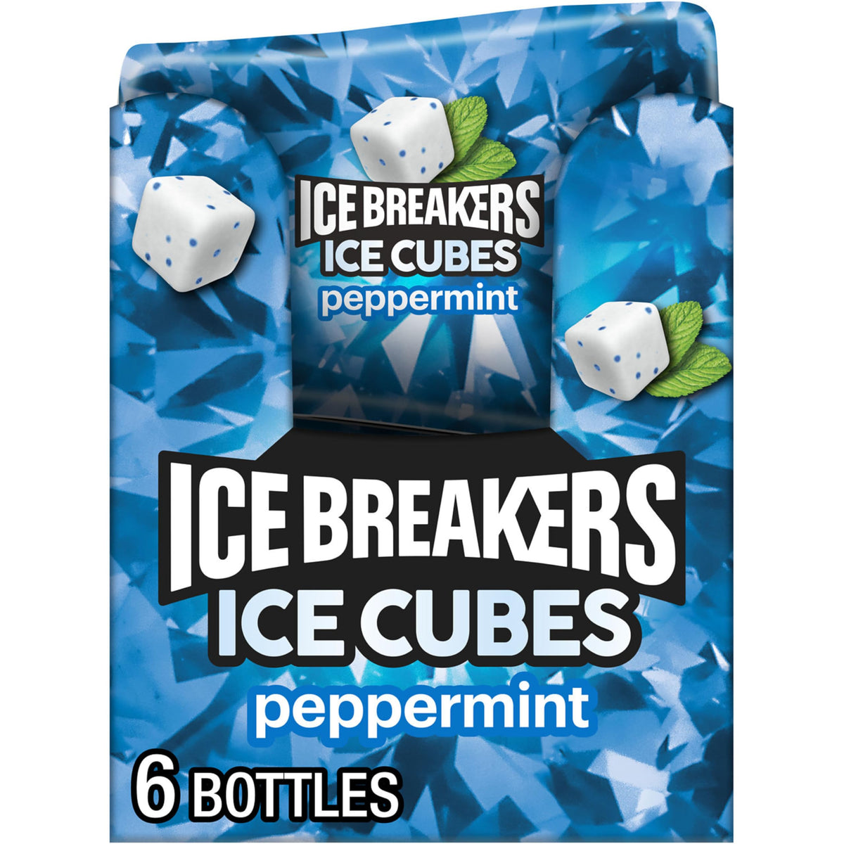 Ice Breakers botella frontal mostrando diseño y frescor inmediato