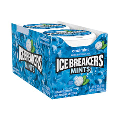 ICE BREAKERS pucks en mano para consumo inmediato y frescor